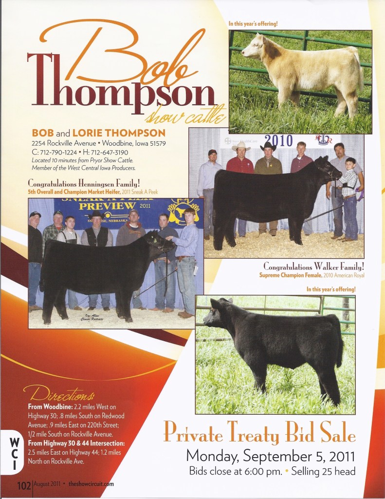 2011 Calf Sale